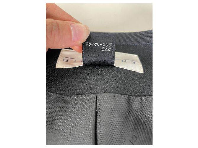 Vintage Givenchy Wollblazer-Set Schwarz M - Ansicht 5