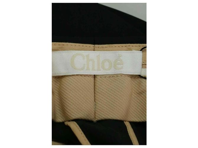 Chloé Pantalón recto negro - vista 5