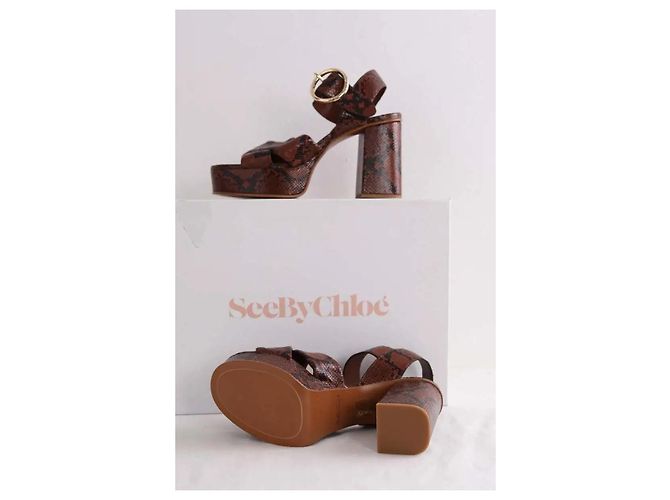 See by Chloé Braune Absätze - Ansicht 7