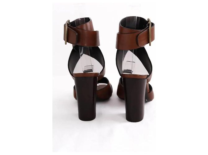 Saint Laurent Tacchi marroni Marrone - vista 2