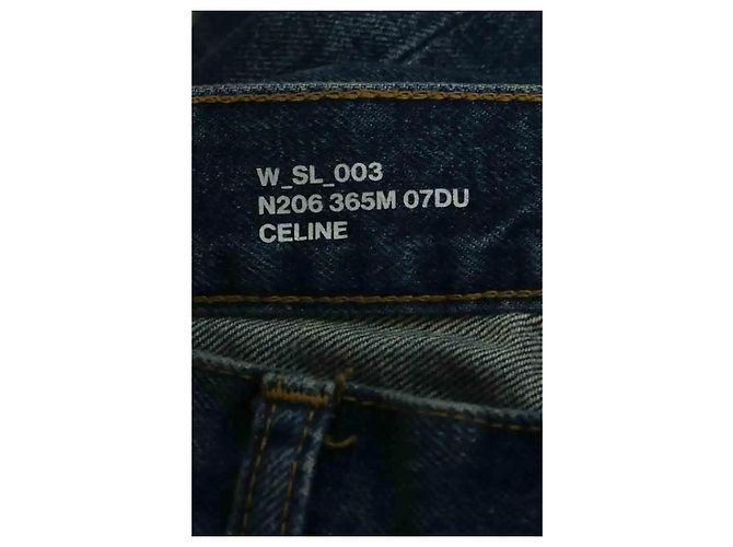 Céline Jeans dritti blu - vista 5