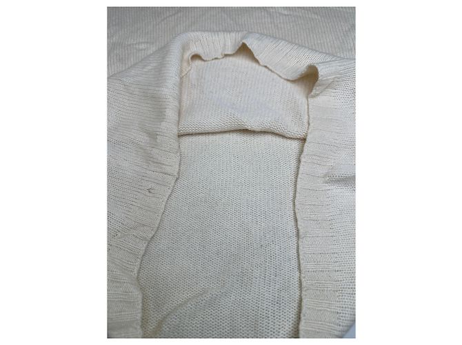 Pull en coton vintage Gucci Crème M Beige - vue 5