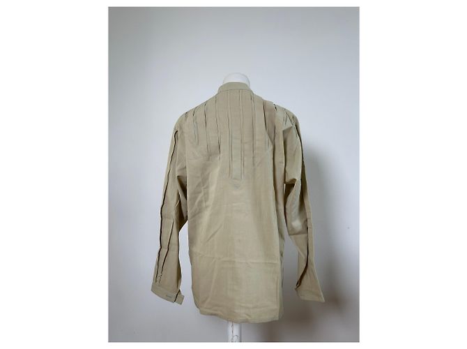 Camicetta in cotone vintage Dior Beige M - vista 11