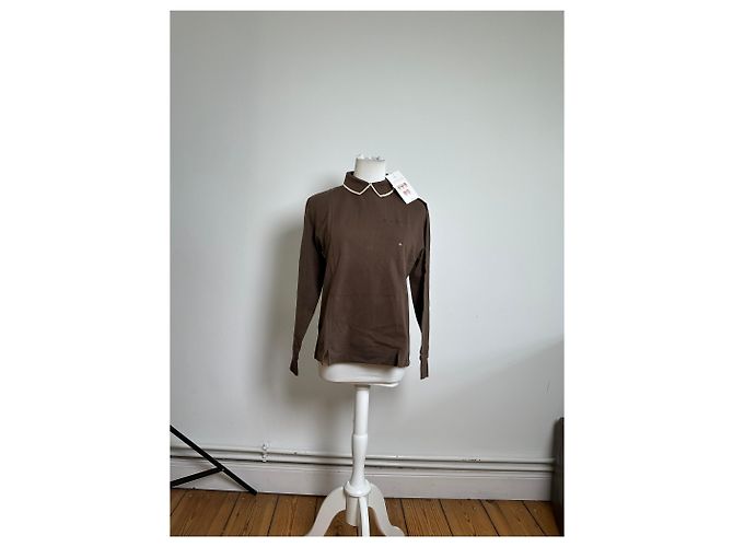 Polo in Cotone Vintage Balenciaga Marrone M - vista 2