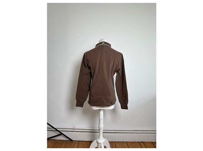 Polo in Cotone Vintage Balenciaga Marrone M - vista 4