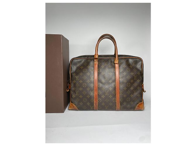 Vintage Louis Vuitton Reisetasche Braun - Ansicht 5