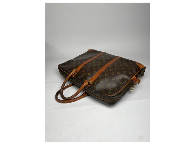 Vintage Louis Vuitton Reisetasche Braun - Ansicht 8