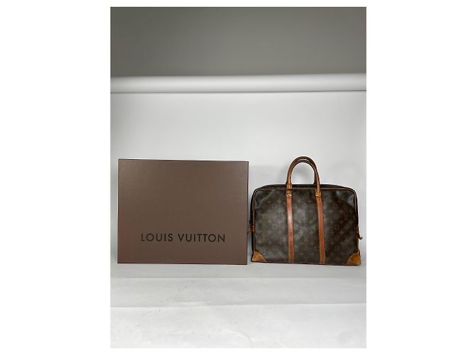 Vintage Louis Vuitton Reisetasche Braun - Ansicht 9