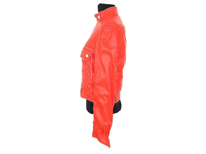 Courreges Orangefarbene Jacke - Ansicht 3