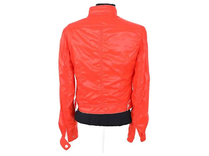 Courreges Orangefarbene Jacke - Ansicht 4