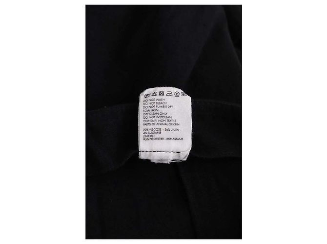 Jacquemus Pantalones slim negros - vista 6