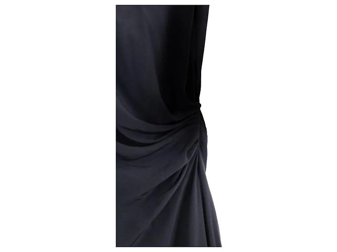 Abito in seta nero Victoria Beckham - Ansicht 4