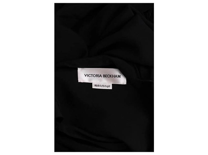 Abito in seta nero Victoria Beckham - Ansicht 5
