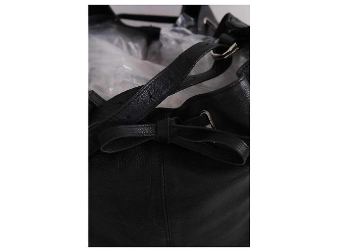 Jerome Dreyfuss Borsa tote in pelle nera Nero - vista 2