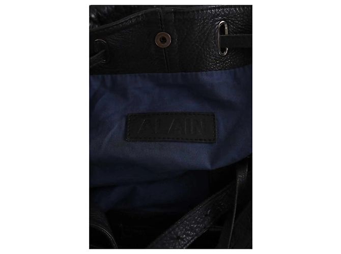 Jerome Dreyfuss Borsa tote in pelle nera Nero - vista 5