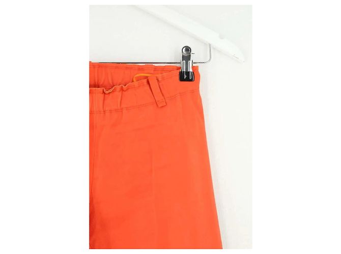 Stouls Legging de couro laranja - vista 2