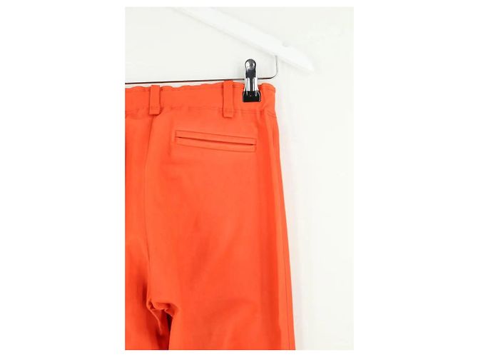 Stouls Legging de couro laranja - vista 4