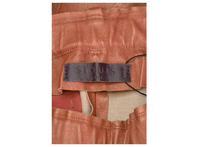 Stouls Leggings de cuero rosa - vista 5