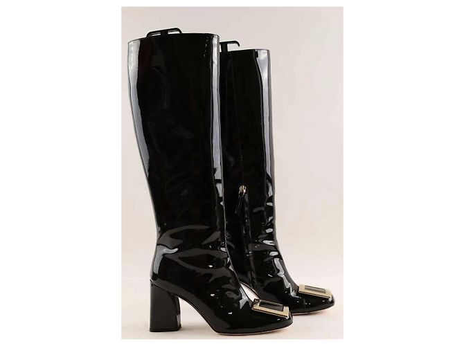 Roger Vivier Schwarze Stiefel - Ansicht 3