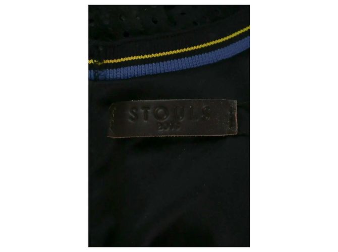 Stouls Schwarzes Lederkleid - Ansicht 5
