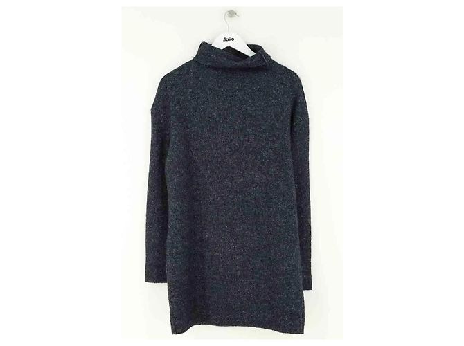 Isabel Marant Etoile Dunkelblaues Wollkleid Marineblau - Ansicht 3
