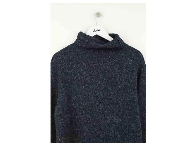 Isabel Marant Etoile Dunkelblaues Wollkleid Marineblau - Ansicht 4