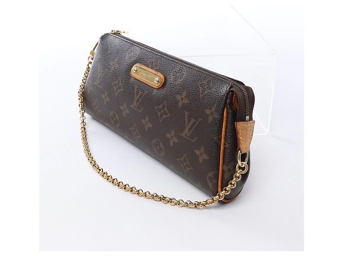 Borsa Louis Vuitton Eva in tela Monogram marrone M95567 - vista 2