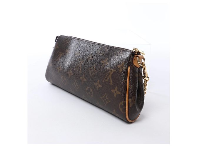 Borsa Louis Vuitton Eva in tela Monogram marrone M95567 - vista 4