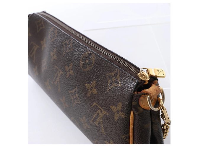 Borsa Louis Vuitton Eva in tela Monogram marrone M95567 - vista 5