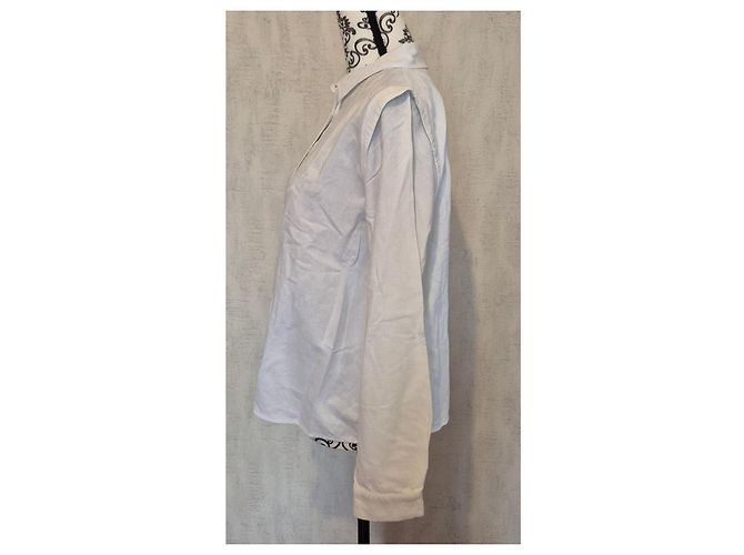 Autre Marque Camisa Karl Marc John Carnelet de Algodón y Lino - Blanco - vista 2