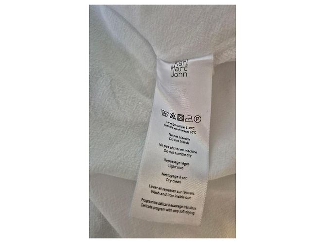 Autre Marque Camisa Karl Marc John Carnelet de Algodón y Lino - Blanco - vista 6