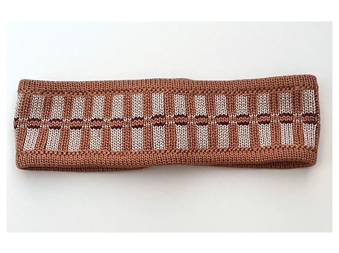 Prada Strick-Choker Seide Fairy Kollektion 2007 Braun - Ansicht 3