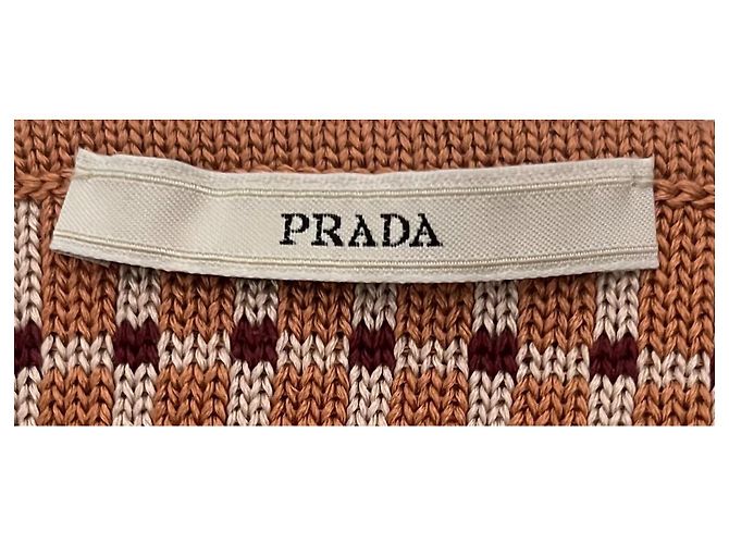 Prada Strick-Choker Seide Fairy Kollektion 2007 Braun - Ansicht 4