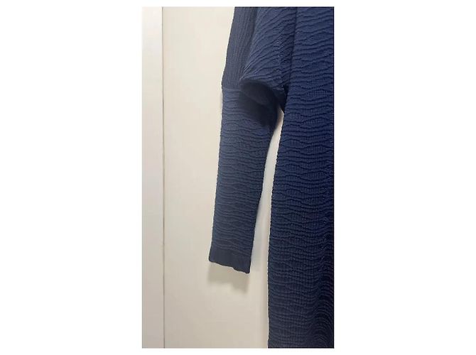 Giorgio Armani Viskose-Pullover in Dunkelblau - Ansicht 4