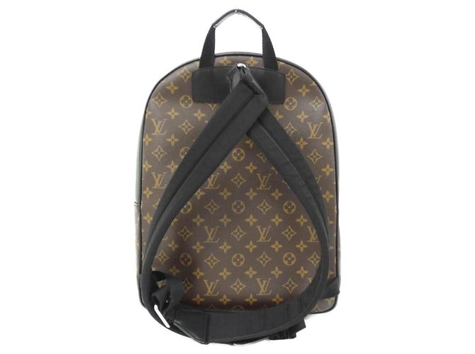 Zaino Louis Vuitton Monogram Macassar Josh Marrone Monogramma - vista 2