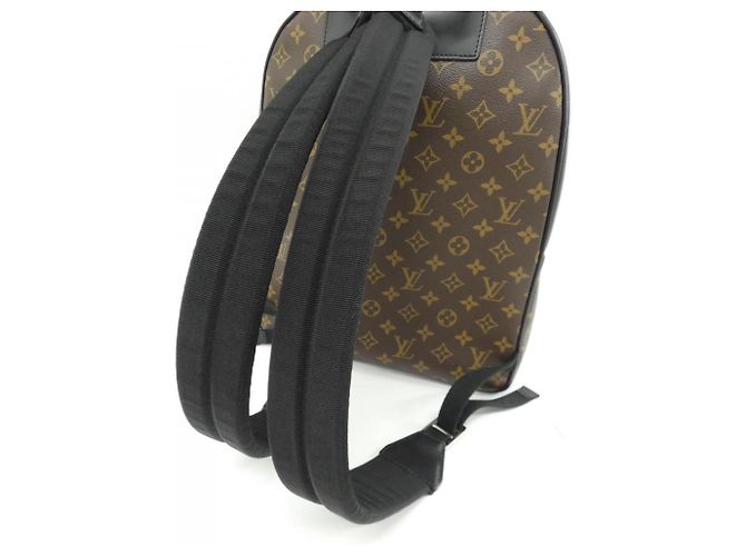 Zaino Louis Vuitton Monogram Macassar Josh Marrone Monogramma - vista 7