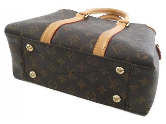 Borsa Louis Vuitton Monogram Soufflot BB Marrone Monogramma - vista 2