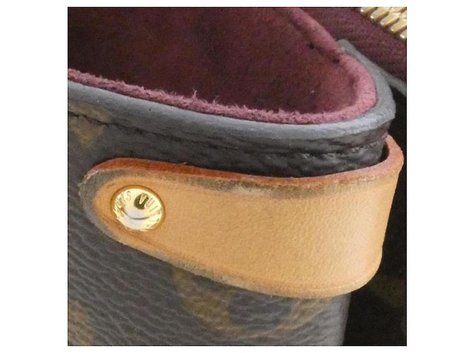 Borsa Louis Vuitton Monogram Soufflot BB Marrone Monogramma - vista 4