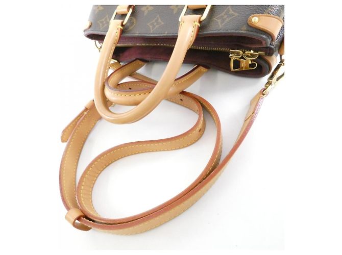 Borsa Louis Vuitton Monogram Soufflot BB Marrone Monogramma - vista 7