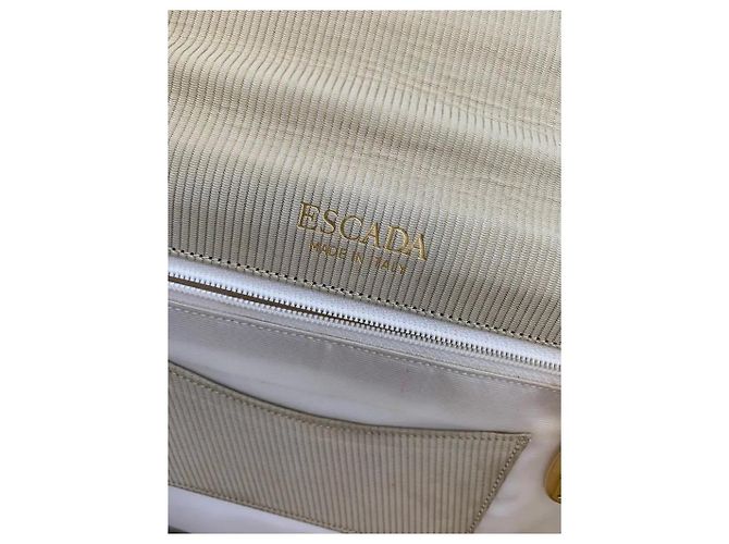 Clutch a Busta Escada Beige Texturizzata - vista 3