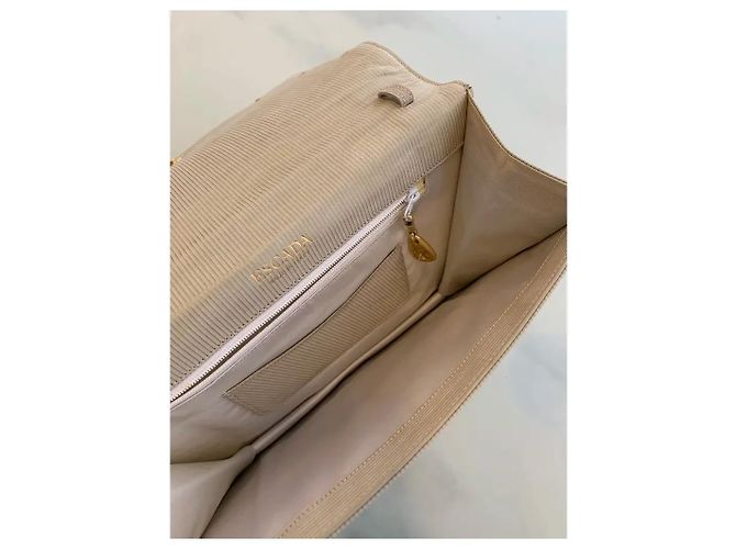 Clutch a Busta Escada Beige Texturizzata - vista 4