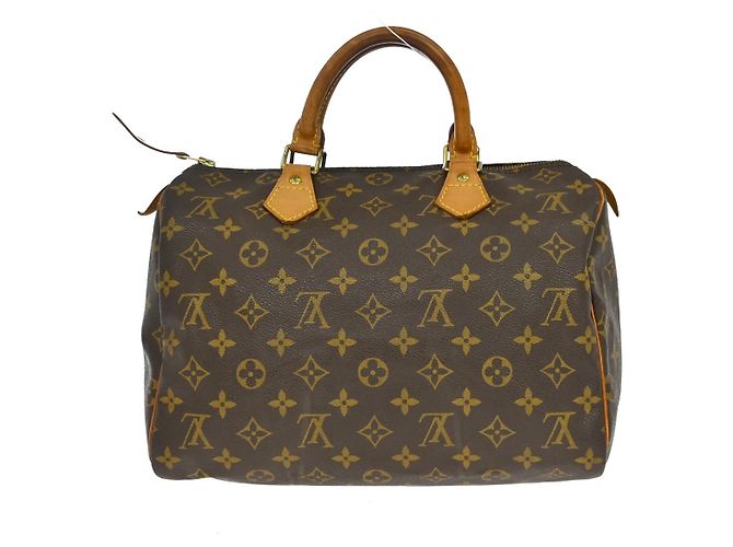 Louis Vuitton Speedy Monogram Canvas 30 Castaño - vista 2