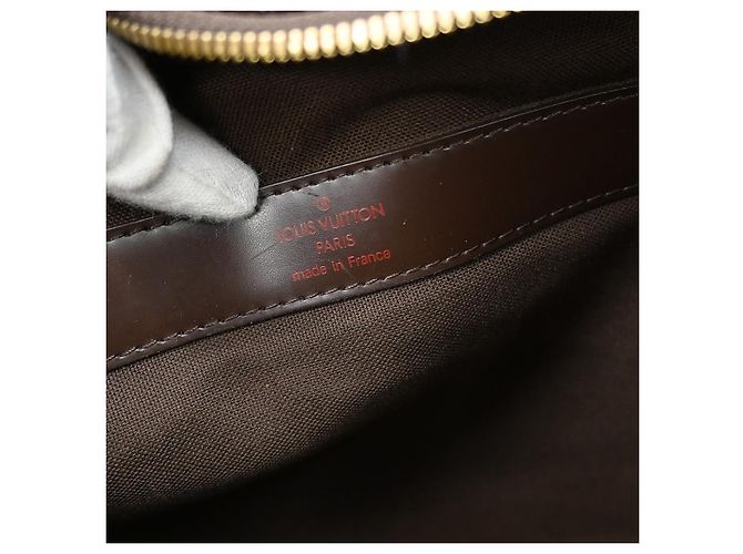 Borsa Louis Vuitton Naviglio Damier Marrone - vista 4