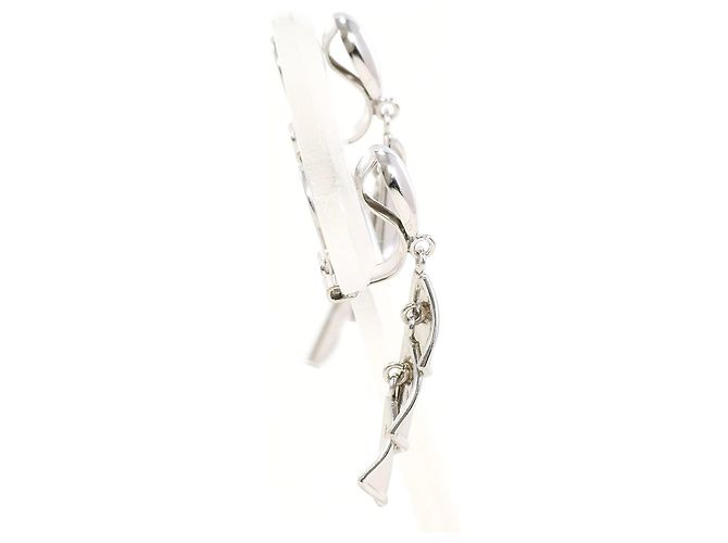 Autre Marque Orecchini a clip in oro bianco 14K D'oro - vista 2