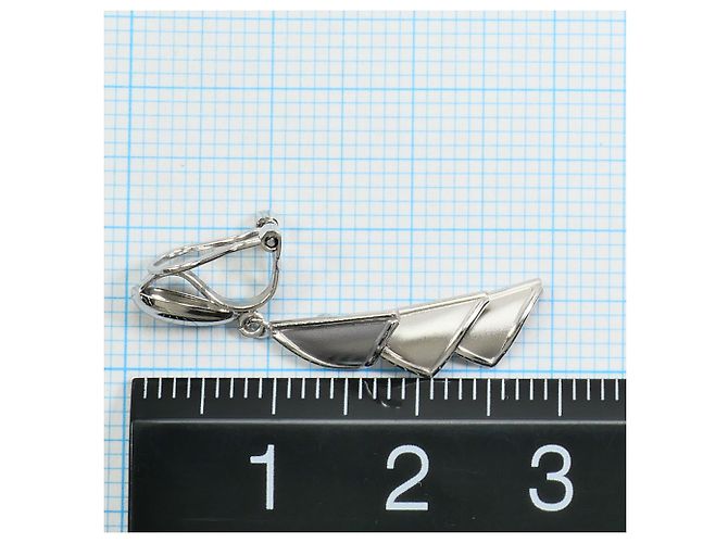 Autre Marque Orecchini a clip in oro bianco 14K D'oro - vista 3