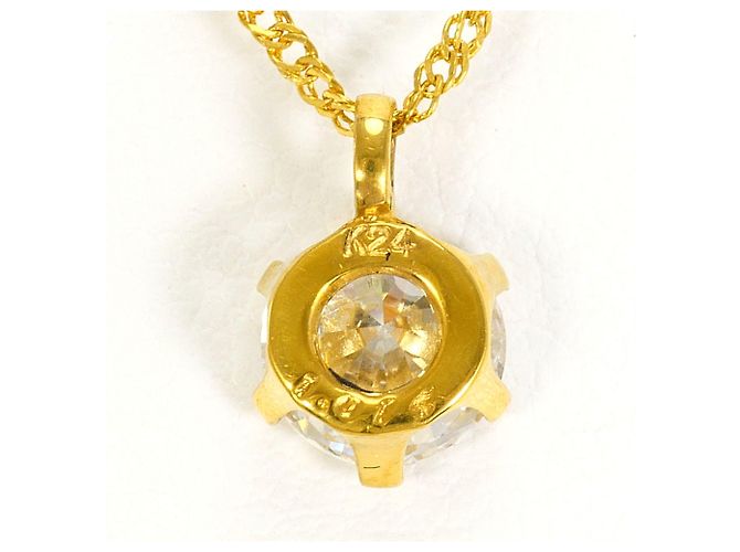Autre Marque Collana in oro giallo 24K con diamante D'oro - vista 3