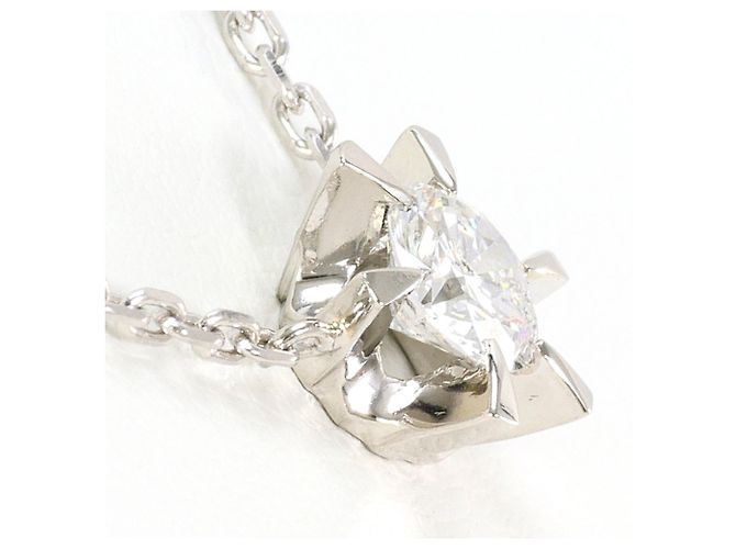 Autre Marque PT850 Platin-Halskette mit Diamant - Ansicht 2