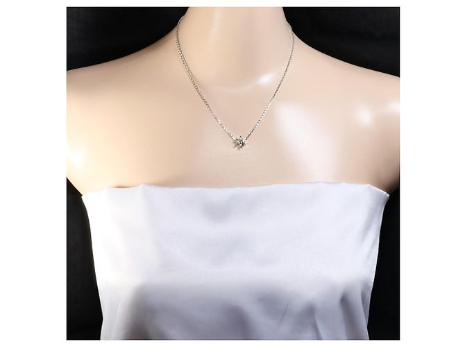Autre Marque PT850 Platin-Halskette mit Diamant - Ansicht 6
