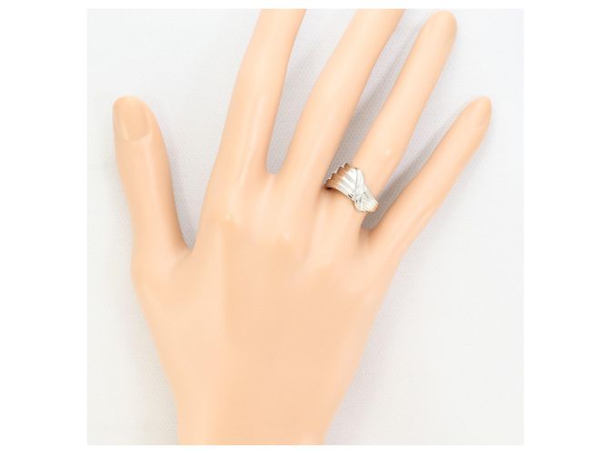 Autre Marque PT900 Platinring mit Diamant - Ansicht 6