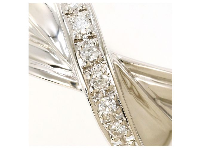 Autre Marque Platinring mit Diamant - Ansicht 2
